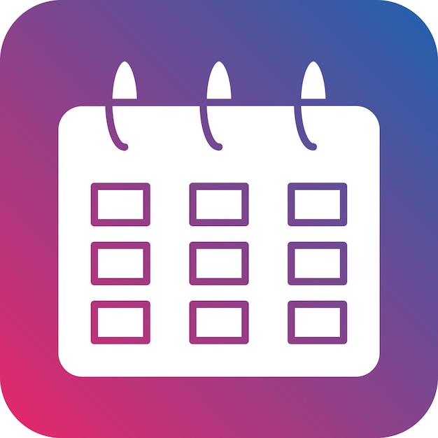 Vector Design Spring Calendar Icon Style