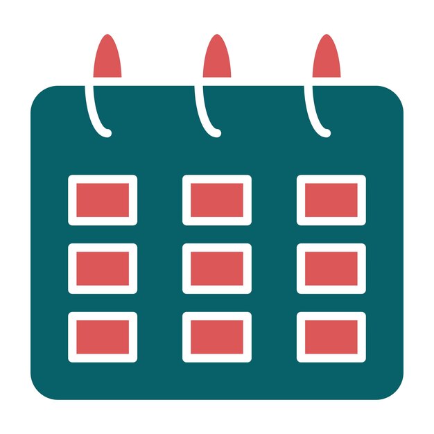 Vector Design Spring Calendar Icon Style