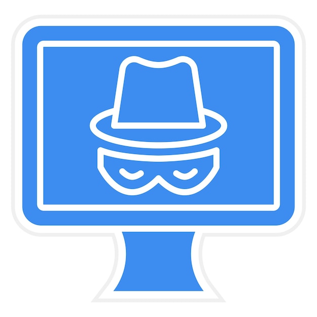 Vector vector design spyware icon style