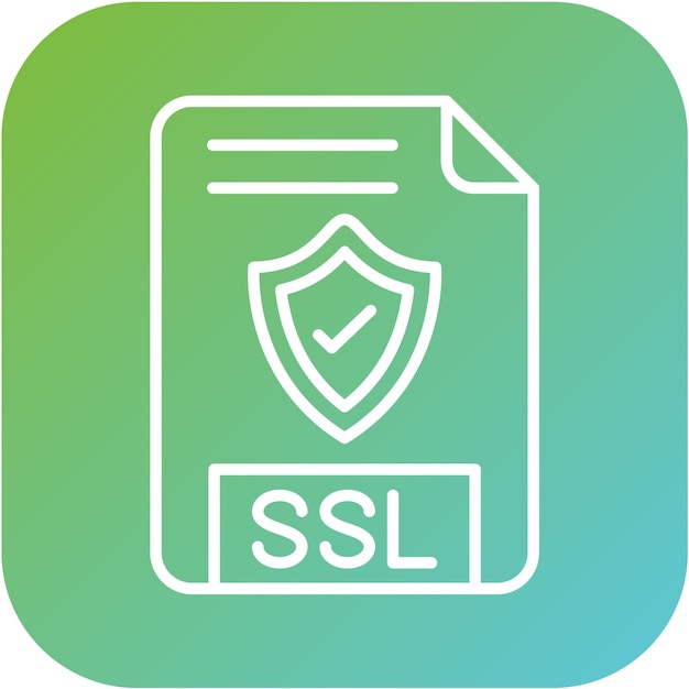 터 디자인 SSL 파일 아이콘 스타일