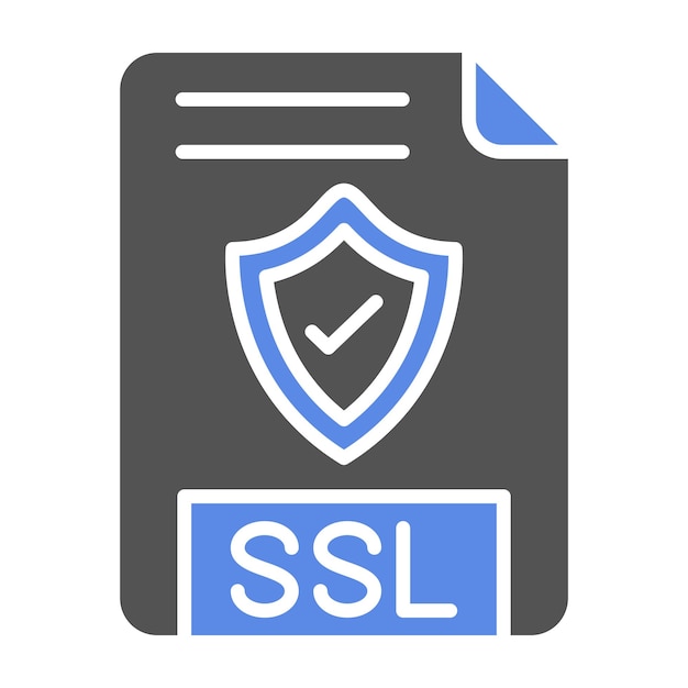 Векторный дизайн SSL файла стиля иконки