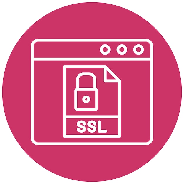 Векторный дизайн SSL Icon Style