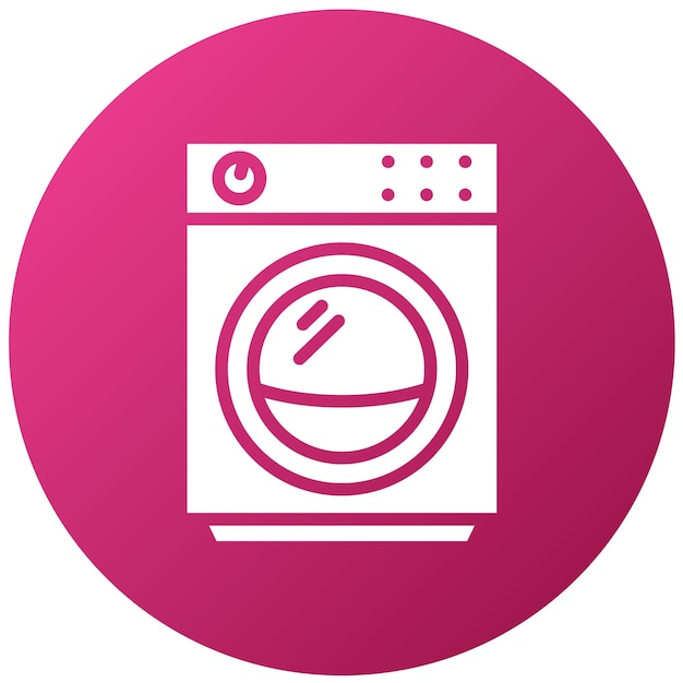 Vector Design Stackable WasherDryer Icon Style
