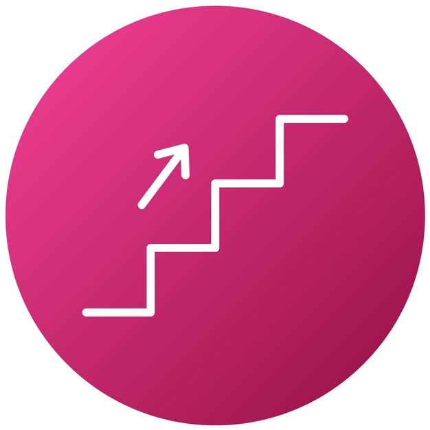 Vector Design Stairs Icon Style