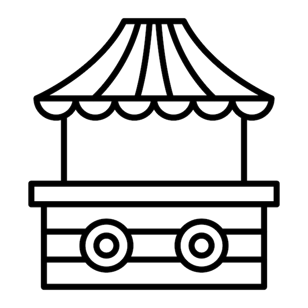Vector Design Stall Icon Style