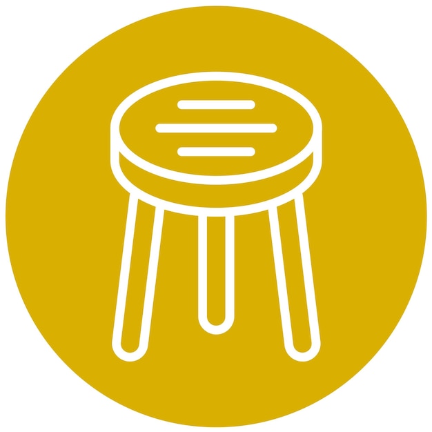 Vector Design Stool Icon Style