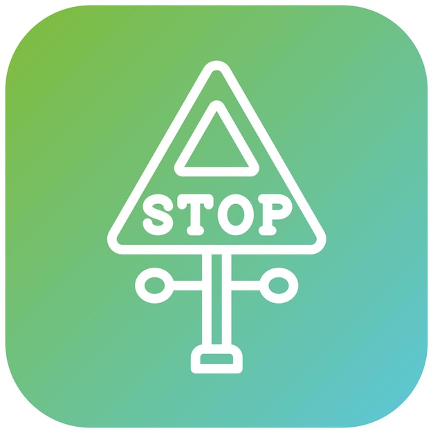 Vector vector design stop sign icon style