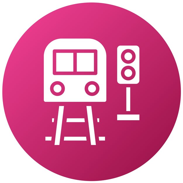 Vector vector design stop train icon style