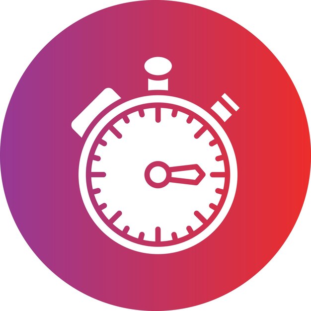 Vector Design Stopwatch Icon Style