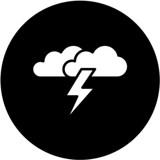 Vector vector design storm icon style