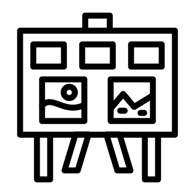 Vector Design Storyboard Icon Stijl