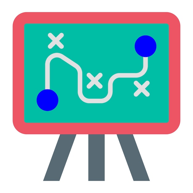 Vector design strategy icon style