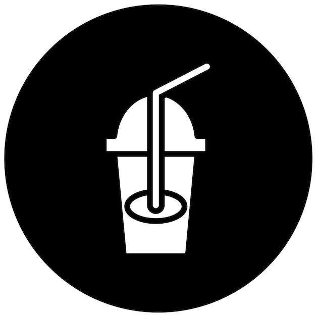 Vector vector design straw icon style