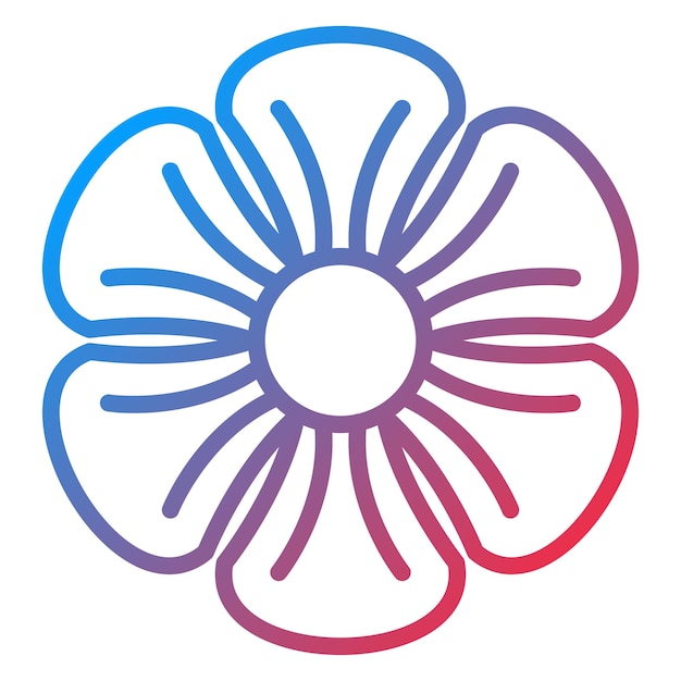 vector design strawberry blossoms icon style
