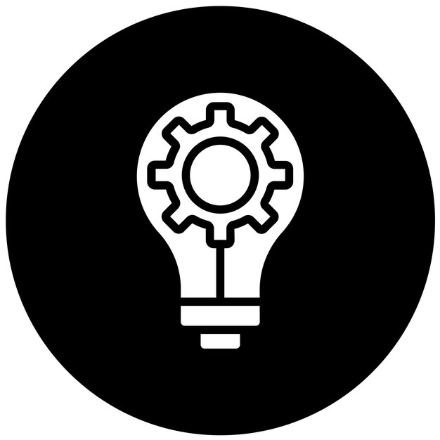 Изображение векторного дизайна Изучение инноваций Иконный стиль