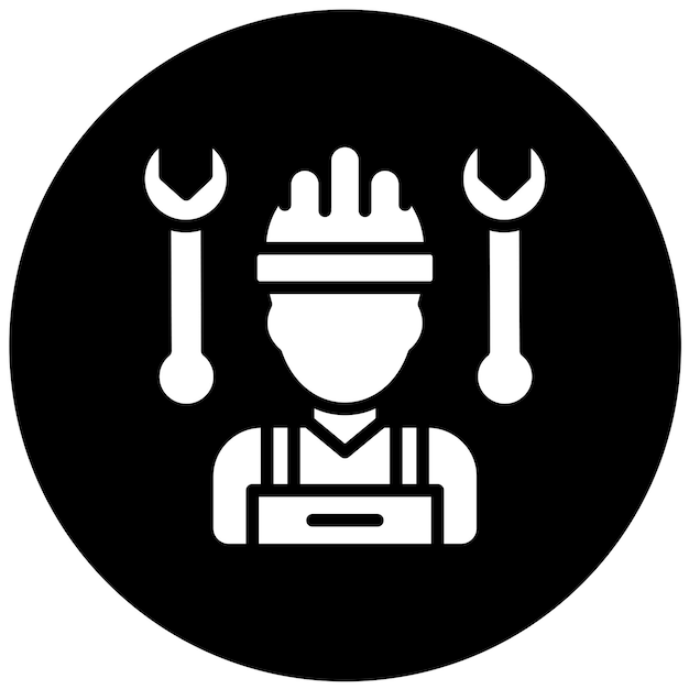 ベクターデザイン サブコントラクター アイコンスタイル