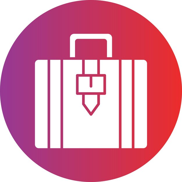 Vector vector design suitcase icon style