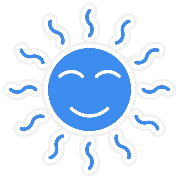 Вектор Векторный дизайн sunny icon style