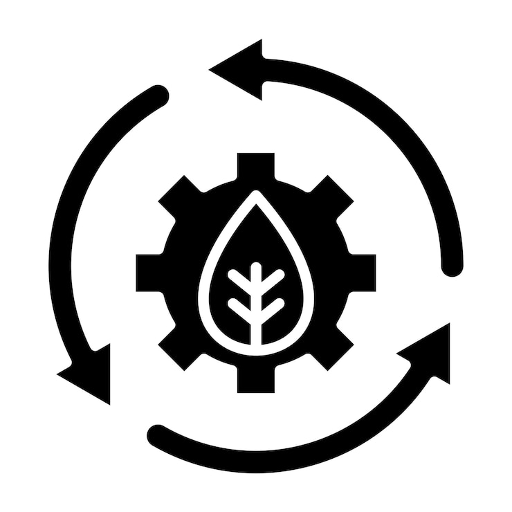 वेक्टर vector design sustainable energy icon style
