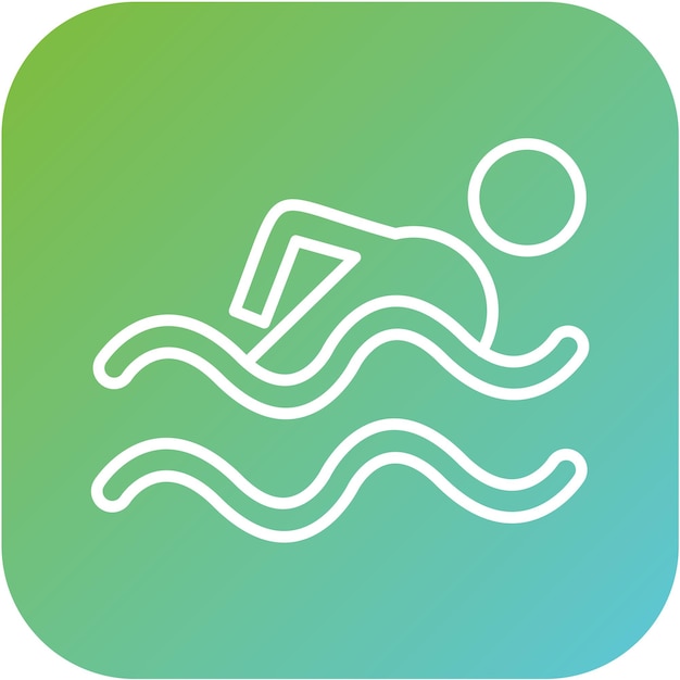 Vector vector design swimming pool icon style