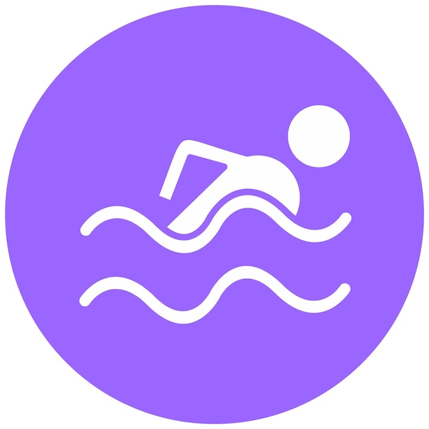 Vector vector design swimming pool icon style