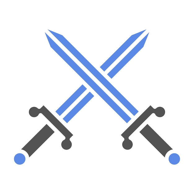 Vector Design Sword Icon Style