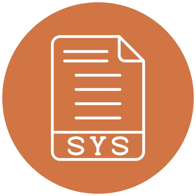 ベクトル デザイン SYS アイコン スタイル