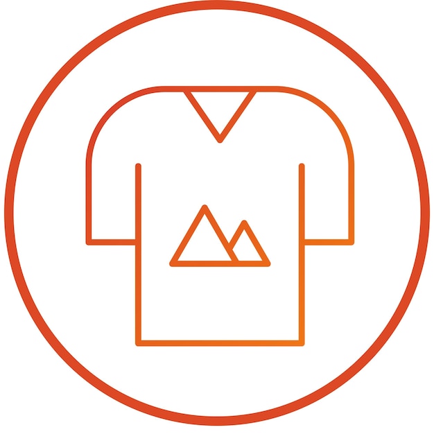 Vector vector design t shirt icon style