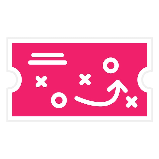 Vector design tactic icon style