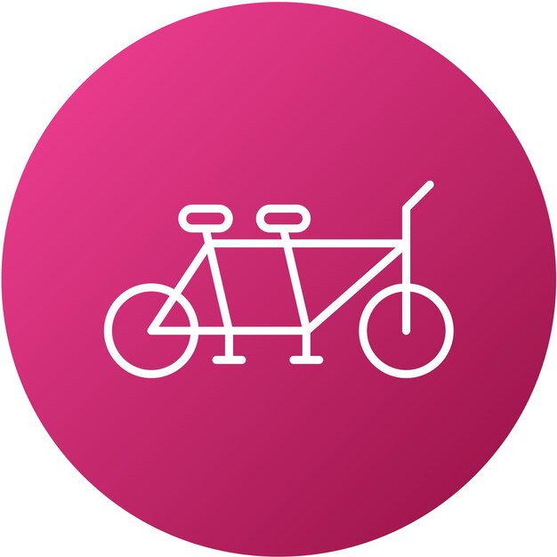 Vector vector design tandem icon style