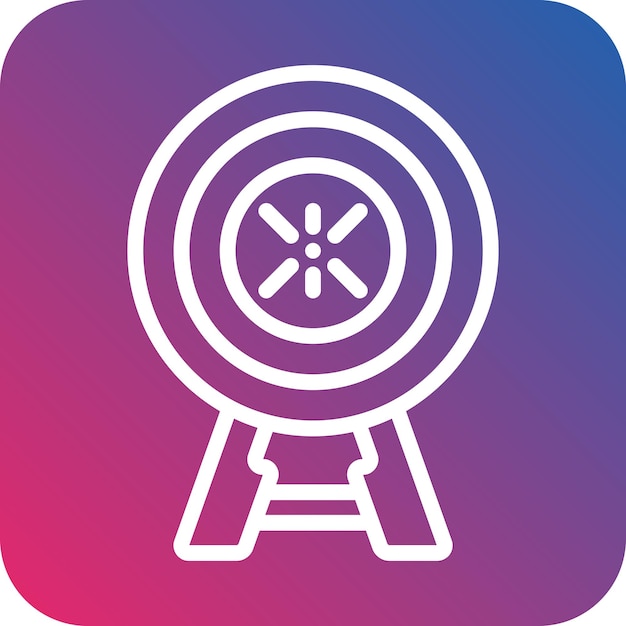 Vector Design Target Icon Style