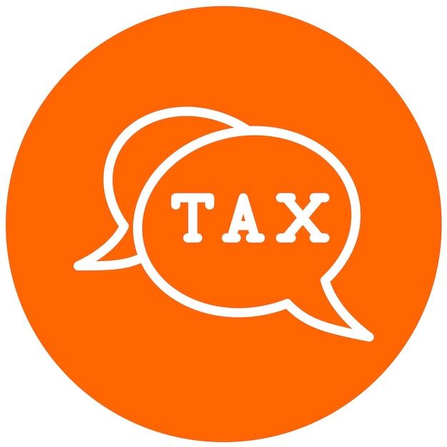 Vector Design Tax Help Icon Style