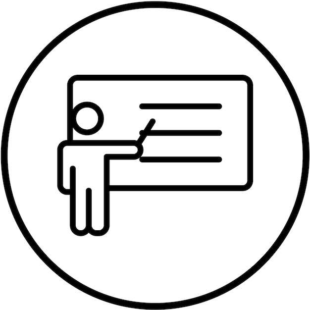 터 디자인 교사 교육 아이콘 스타일