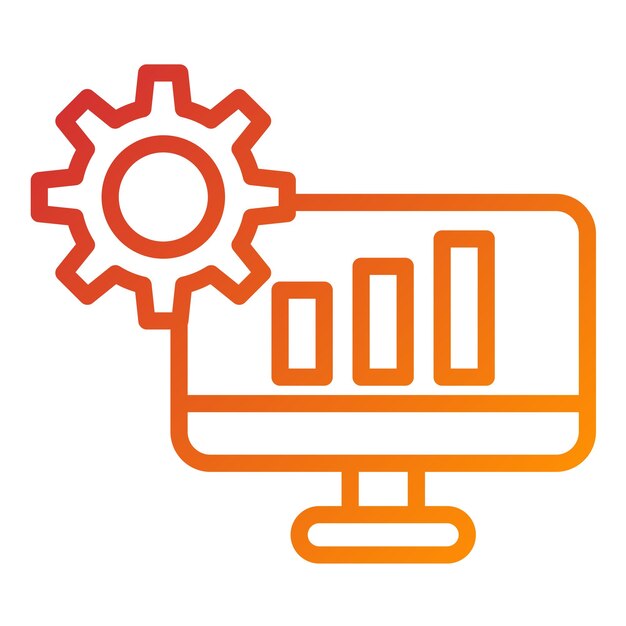 Векторный дизайн TechDriven Learning Icon Style