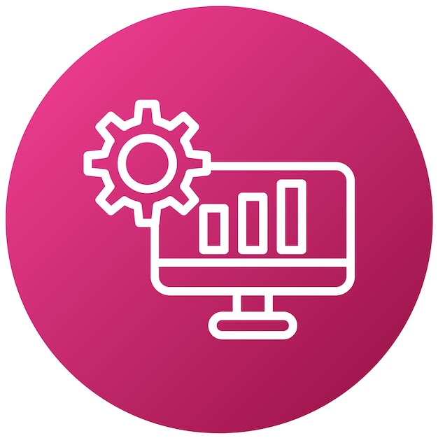 Векторный дизайн TechDriven Learning Icon Style