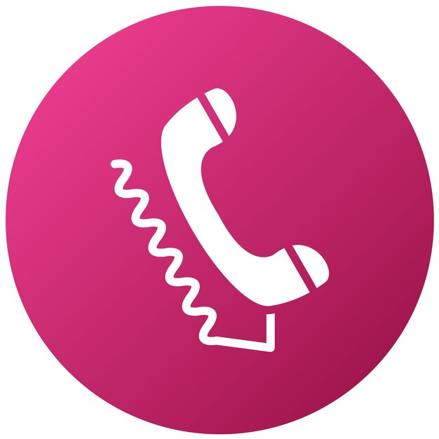 Vector Design Telephony Icon Style