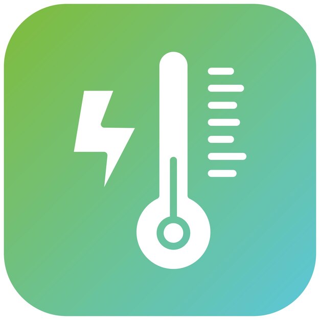 Vector vector design temperature icon style