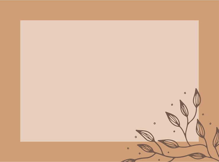 Vector vector design templates in simple modern style with copy space for text, flowers and leaves - wedding invitation backgrounds and frames, social media stories wallpapers