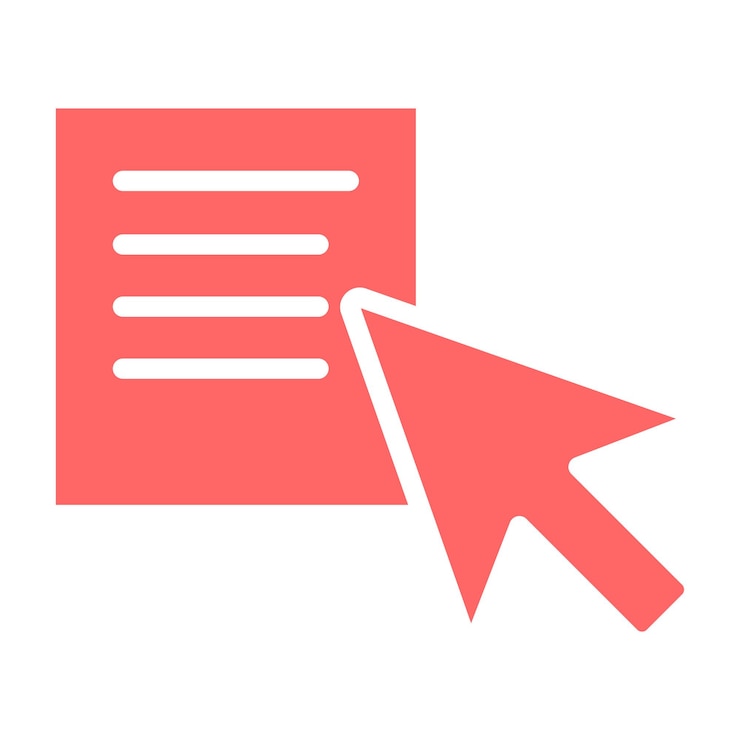 Vector vector design text selection icon style