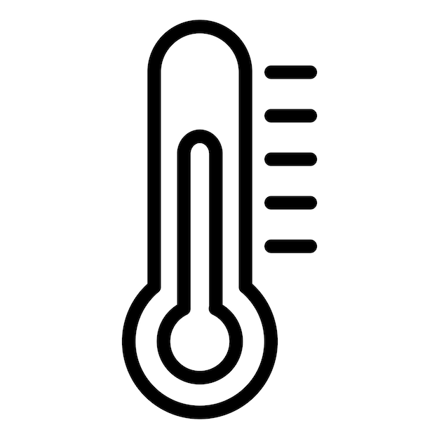 Vector Design Thermometer Icon Style