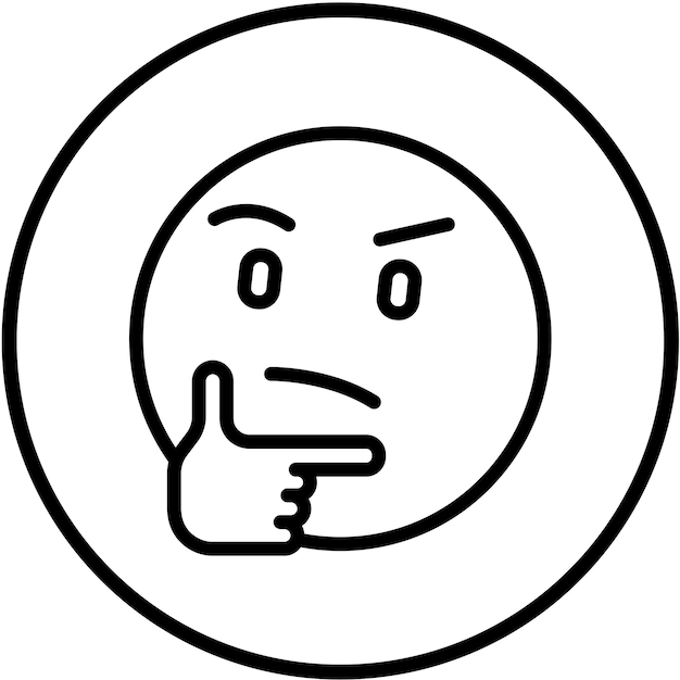 Vector Design Thinking Icon Style