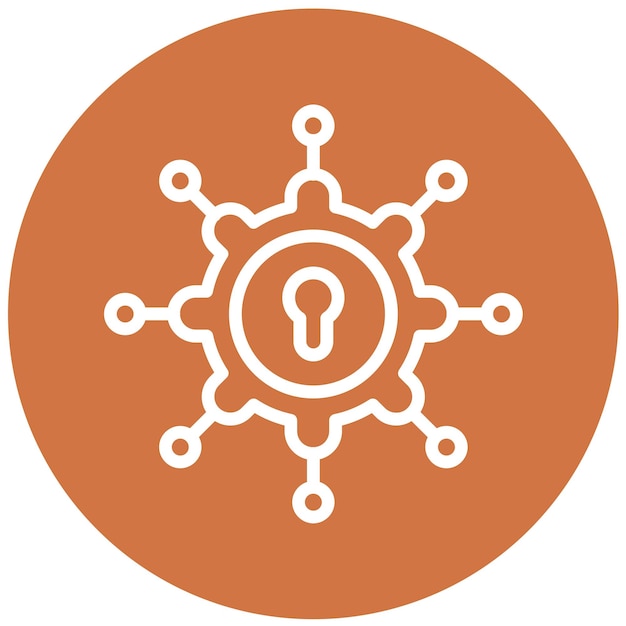 Vector Design Threat Intelligence Icon Style (Vector Ontwerp Bedreigingsintelligentie Icon Stijl)