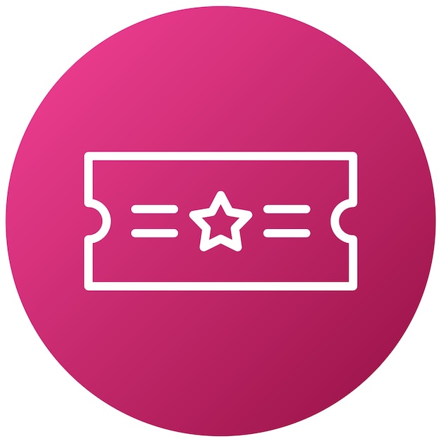 Vector design ticket icon style