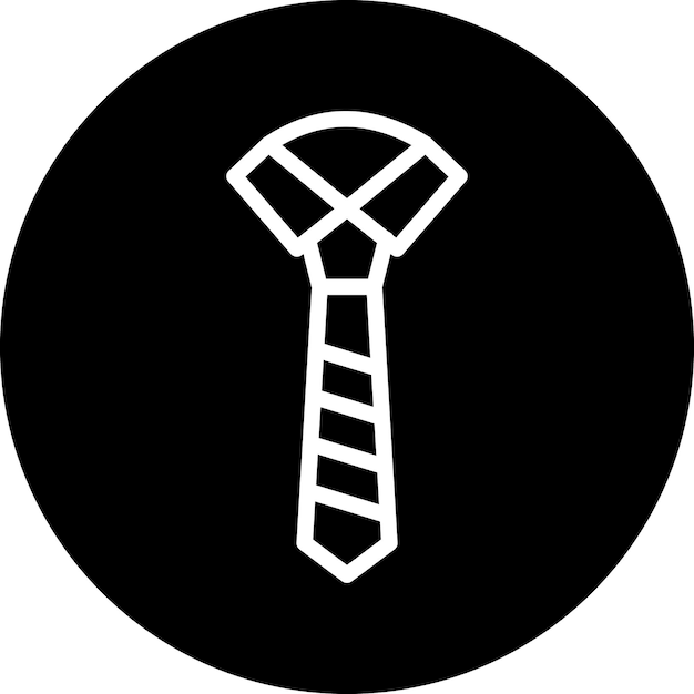 Икона векторного дизайна галстука