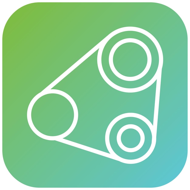 Vector Design Timing Chain Icon Style