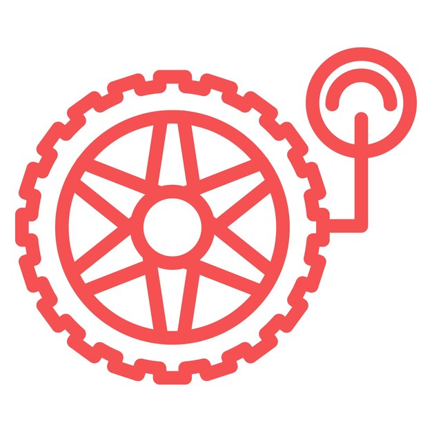 Vector Design Tire Maintenance Icon Style