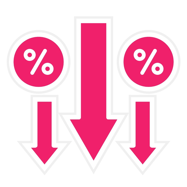 Vector vector design todays rates icon style