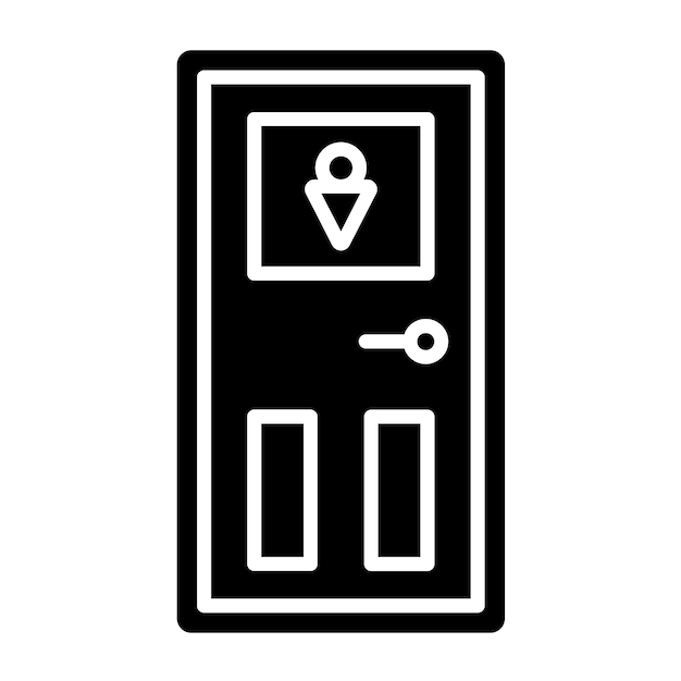 Vector Design Toilet Icon Stijl