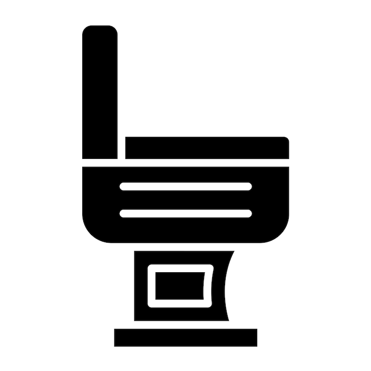Vector vector design toilet icon style