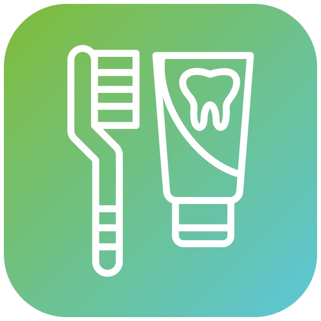 Vector vector design toothpaste icon style